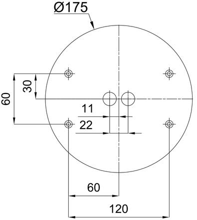 OSMONT AUR51721 AURA 1 stropní/nástěnné skleněné svítidlo bílá IP43 4000 K 7W LED