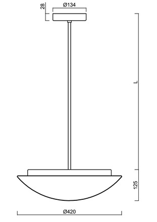 OSMONT AUR54014 AURA P4 závěsné skleněné svítidlo bílá IP40 2x75W E27