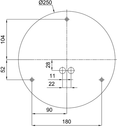 OSMONT AUR59547 AURA 8 stropní/nástěnné skleněné svítidlo bílá IP44 4000 K 11W LED DALI HF