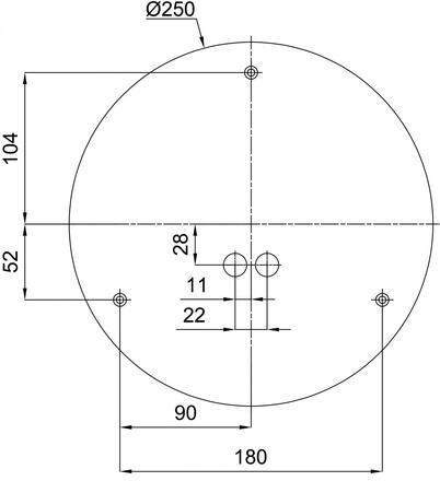 OSMONT AUR59941 AURA 8 stropní/nástěnné skleněné svítidlo bílá IP44 4000 K 13W LED HF