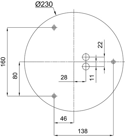 OSMONT AUR71102 AURA 2 stropní/nástěnné skleněné svítidlo bílá IP43 3000/4000 K 11W LED DALI