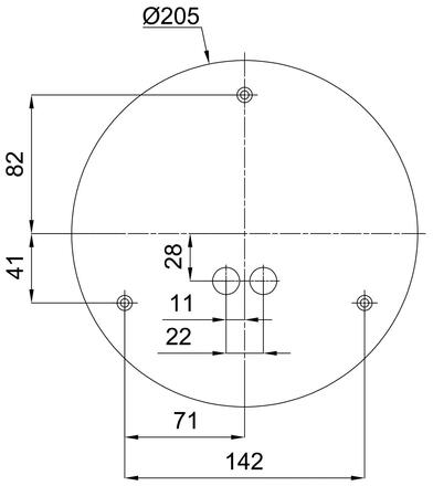 OSMONT AUR71130 AURA 7 stropní/nástěnné skleněné svítidlo bílá IP44 3000/4000 K 10W LED HF