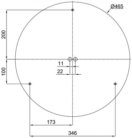 OSMONT CAR67694 CARINA 2 stropní/nástěnné skleněné svítidlo bílá IP44 4000 K 32W LED
