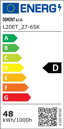 OSMONT DEL52564 DELIA 3 stropní/nástěnné plastové svítidlo IP54 2700-6500 K 49W LED