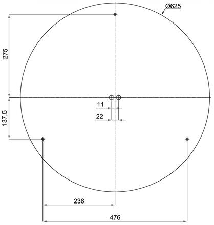 OSMONT DEL58776 DELIA 4 stropní/nástěnné plastové svítidlo IP54 4000 K 100W LED nouzové kombinované 3 h