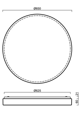 OSMONT DEL63120 DELIA 4 stropní/nástěnné plastové svítidlo IP54 2700-6500 K 100W LED