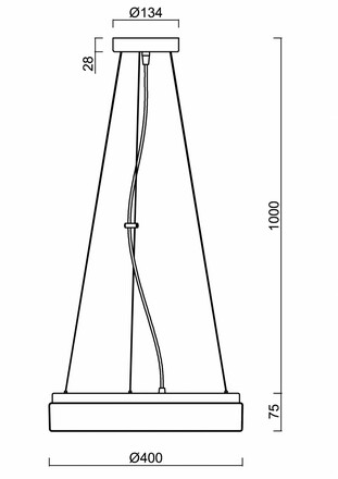OSMONT DEL66824 DELIA L2 závěsné plastové svítidlo bílá IP40 4000 K 24W LED DALI