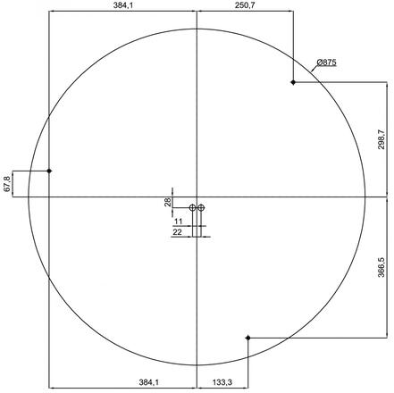 OSMONT DEL69092 DELIA C5 stropní/nástěnné plastové svítidlo bílá / bílo - černá IP54 3000 K 98W LED