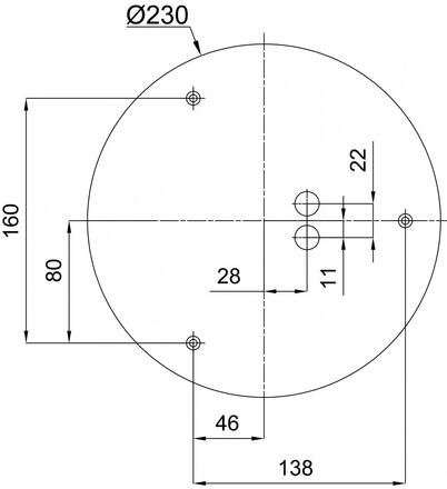 OSMONT EDN71005 EDNA 2 stropní/nástěnné skleněné svítidlo bílá IP43 3000 K 11W LED HF