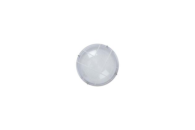 OSMONT ELE50039 ELEKTRA 5 stropní/nástěnné průmyslové plastové svítidlo bílá / čirá IP65 2x25W E27