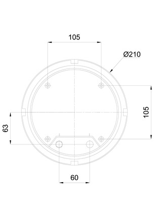 OSMONT ELE50120 ELEKTRA 3 stropní/nástěnné průmyslové plastové svítidlo bílá IP54 3000 K 8W LED