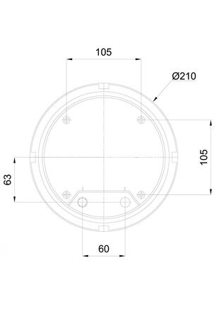 OSMONT ELE57743 ELEKTRA 3 L stropní/nástěnné průmyslové plastové svítidlo hnědá / bílá IP54 4000 K 7W LED