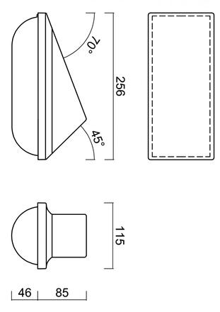 OSMONT ELE57761 ELEKTRA 2 stropní/nástěnné průmyslové plastové svítidlo bílá IP54 4000 K 7W LED
