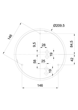 OSMONT ELS70389 ELSA 1 IP stropní/nástěnné skleněné svítidlo bílá IP65 3000 K 10W LED HF