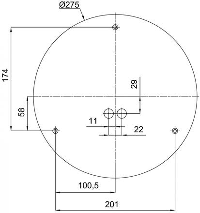 OSMONT ERI67500 ERIS 2 stropní/nástěnné skleněné svítidlo bílá IP43 4000 K 13W LED