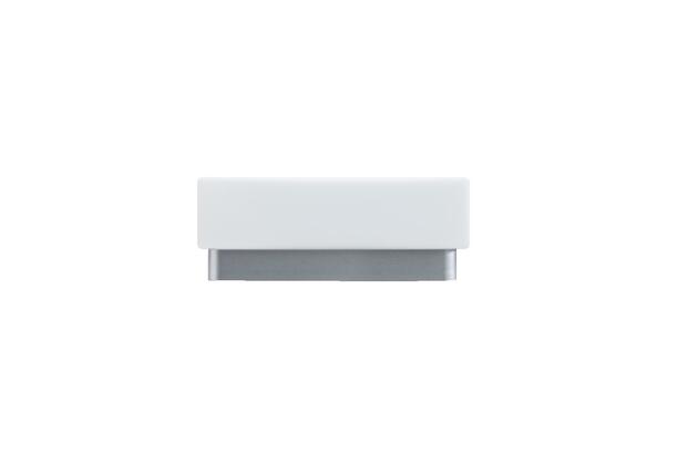 OSMONT FLO67776 FLORA 1 stropní/nástěnné skleněné svítidlo stříbrná / bílá IP43 4000 K 7W LED
