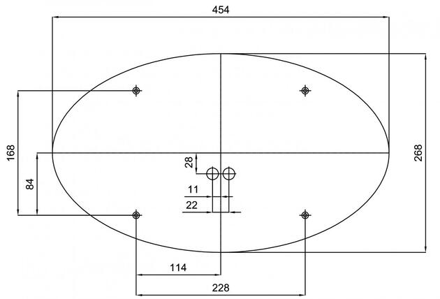 OSMONT GEM48697 GEMINI 2 stropní/nástěnné skleněné svítidlo bílá IP43 4000 K 27W LED HF