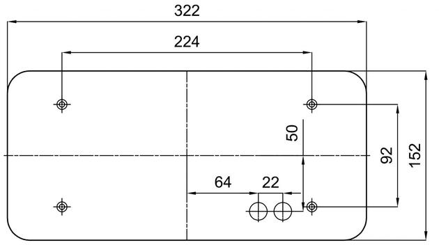 OSMONT JEN41400 JENA 2 stropní/nástěnné skleněné svítidlo bílá IP43 2x25W E27