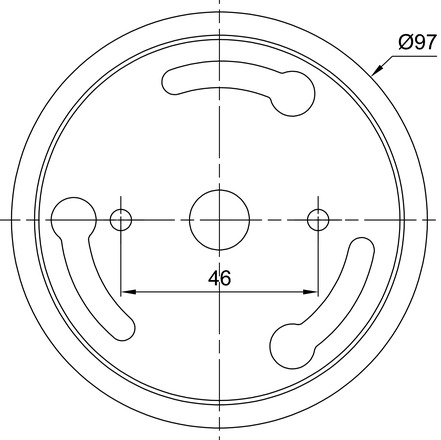 OSMONT KUM68446 KUMA 2 stropní/nástěnné skleněné svítidlo bílá IP20 3000 K 25W LED DALI