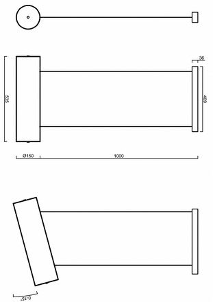 OSMONT KUM70485 KUMA LE3 závěsné skleněné svítidlo bílá IP20 3000 K 31W LED