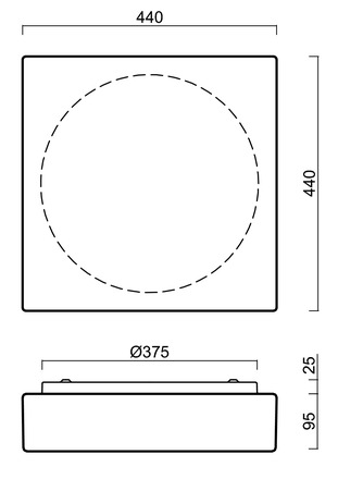 OSMONT LIN63144 LINA 7 stropní/nástěnné skleněné svítidlo bílá IP43 2700-6500 K 32W LED