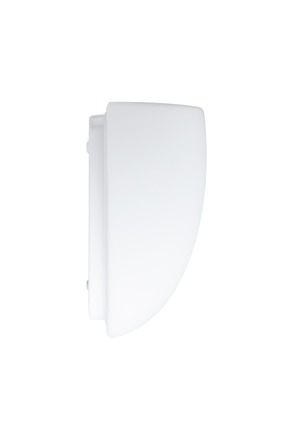 OSMONT LYR46122 LYRA 1 nástěnné skleněné svítidlo bílá IP43 60W E27 HF