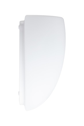 OSMONT LYR46123 LYRA 2 nástěnné skleněné svítidlo bílá IP43 75W E27 HF