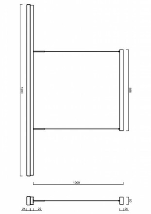 OSMONT MAT60066 MATAR LE3 závěsné plastové svítidlo bílá IP40 3000 K 26W LED