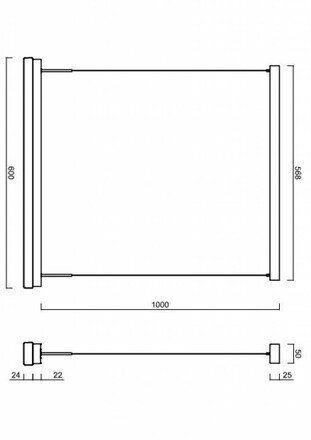 OSMONT MAT60554 MATAR LE1 závěsné plastové svítidlo černá / bílá IP40 4000 K 13W LED