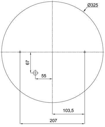 OSMONT MIR59470 MIRA stropní skleněné svítidlo bílá IP41 3000 K 27W LED