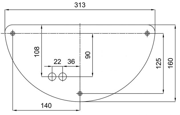 OSMONT NEL48701 NELA 3 nástěnné skleněné svítidlo bílá IP43 4000 K 13W LED