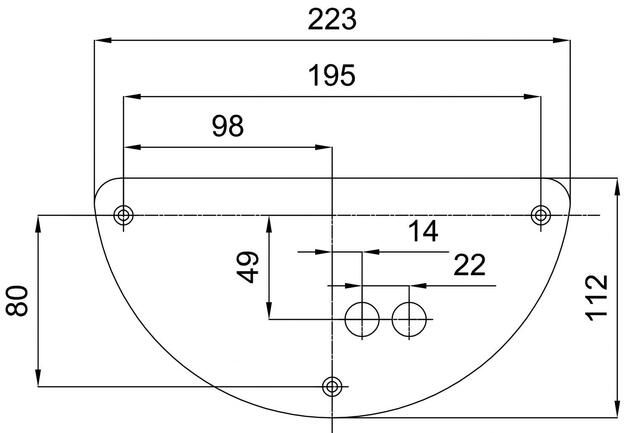 OSMONT NEL59728 NELA 1 nástěnné skleněné svítidlo bílá IP43 4000 K 7W LED