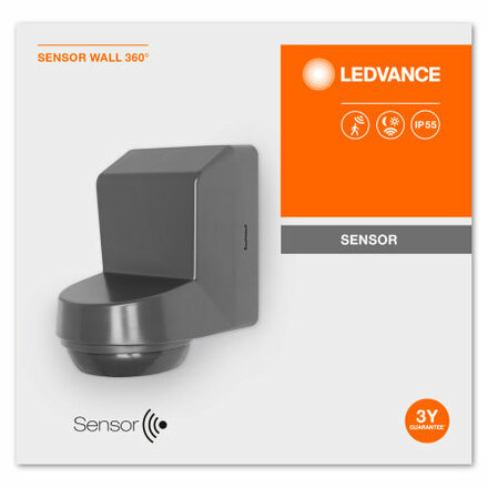 LEDVANCE SENSOR WALL 360DEG  IP55 DG 4058075244832