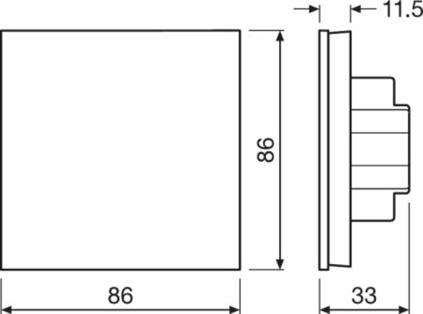 LEDVANCE LC RF TOUCH PANEL TW 220-240 4058075435940