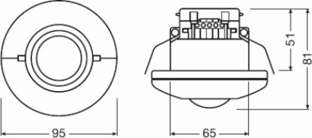 LEDVANCE LUXeye Sense DALI BT 4052899957411