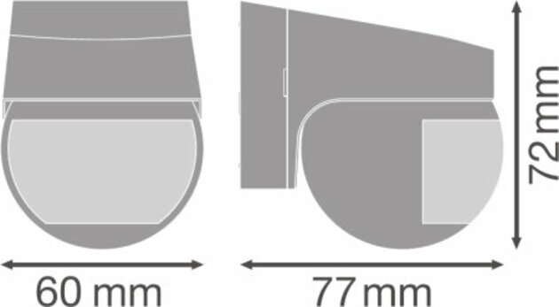 LEDVANCE SENSOR WALL 110DEG IP44 WT 4058075244733