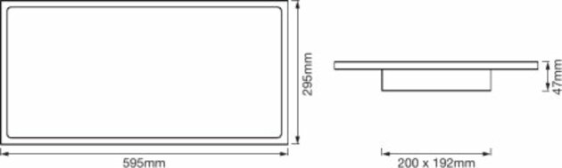LEDVANCE PLANON PLUS 300x600 15 W 3000 K 4058075268043