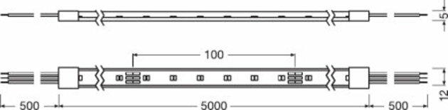 LEDVANCE LED STRIP SUPERIOR-2000 TW PROTECTED LS SUP -2000/TW/927-965/5/IP67 4058075436008