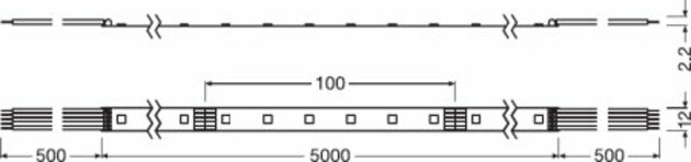 LEDVANCE LED STRIP PERFORMANCE-1000 RGBW LS PFM -1000/RGBW/830/5 4058075436206