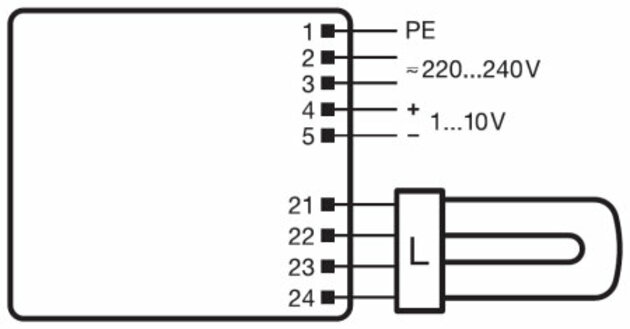 LEDVANCE QUICKTRONIC INTELLIGENT DIM CFL 1X18-57 DIM 4008321060860