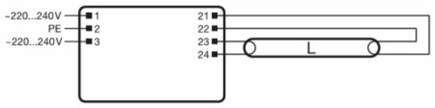 OSRAM QT-FIT8 1X36/220-240