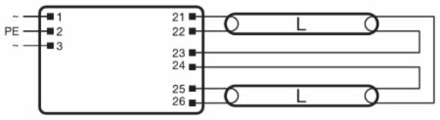 OSRAM QT-FIT8 2X18/220-240