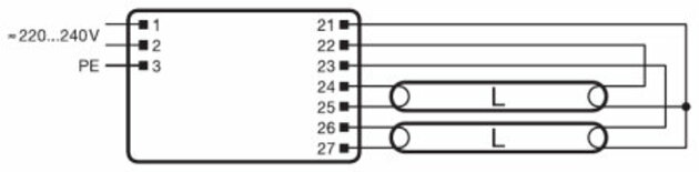 OSRAM QTi 2X28/54/35/49/220-240 GII