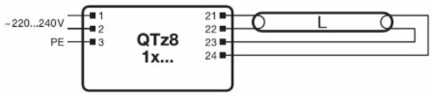 LEDVANCE QTz8 1X18 4008321863263