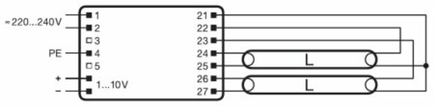 OSRAM QTI 2X35/49/80/220-240 DIM