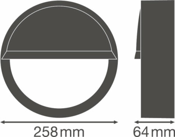 LEDVANCE SF BLKH EYELID 250 BK 4058075375505