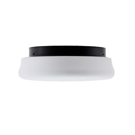 OSMONT RAN61943 RANA stropní/nástěnné skleněné svítidlo černá / bílá IP44 4000 K 15W LED