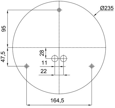 OSMONT RAN61943 RANA stropní/nástěnné skleněné svítidlo černá / bílá IP44 4000 K 15W LED