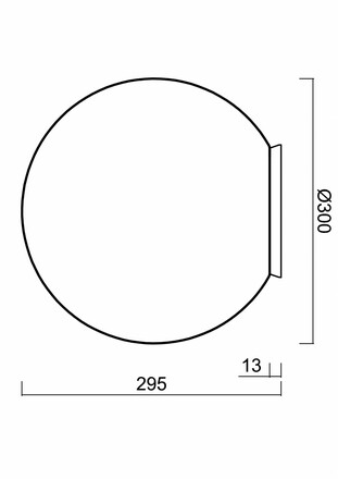 OSMONT SKA68919 SKAT 2 stropní/nástěnné plastové svítidlo IP65 4000 K 20W LED