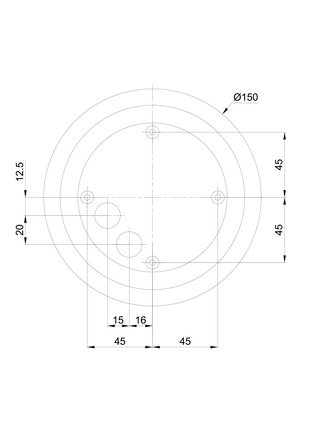 OSMONT STY61231 STYX 3 stropní/nástěnné skleněné svítidlo bílá IP65 3000 K 20W LED DALI